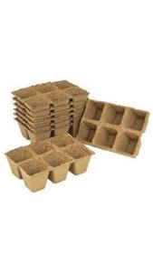 Square Biodegradable Potting Pots