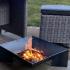 CHB Engineering Mini Fin Fire Pit and BBQ Grill